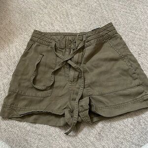 Olive green shorts